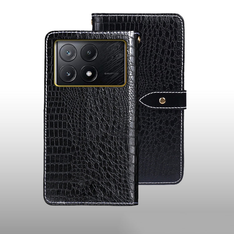 idewei Crocodile Texture Leather Phone Case
