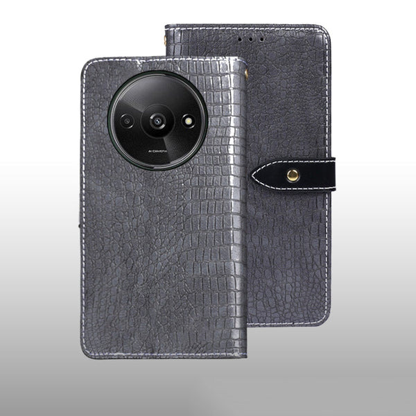 idewei Crocodile Texture Leather Phone Case