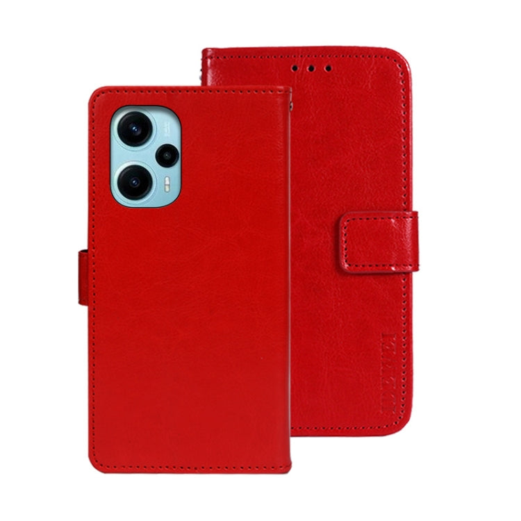 idewei Crazy Horse Texture Leather Phone Case