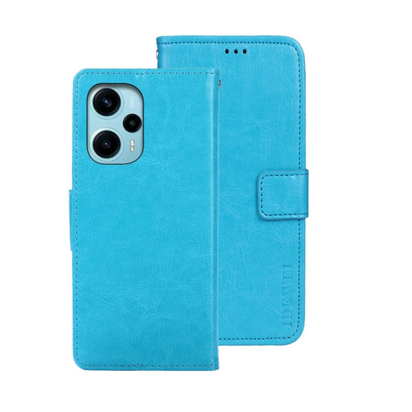 idewei Crazy Horse Texture Leather Phone Case