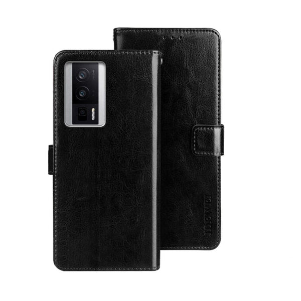 idewei Crazy Horse Texture Leather Phone Case