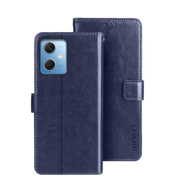idewei Crazy Horse Texture Leather Phone Case