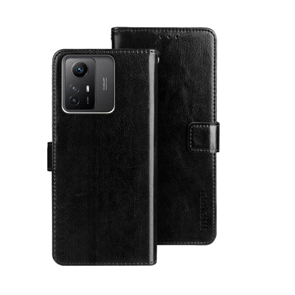 idewei Crazy Horse Texture Leather Phone Case