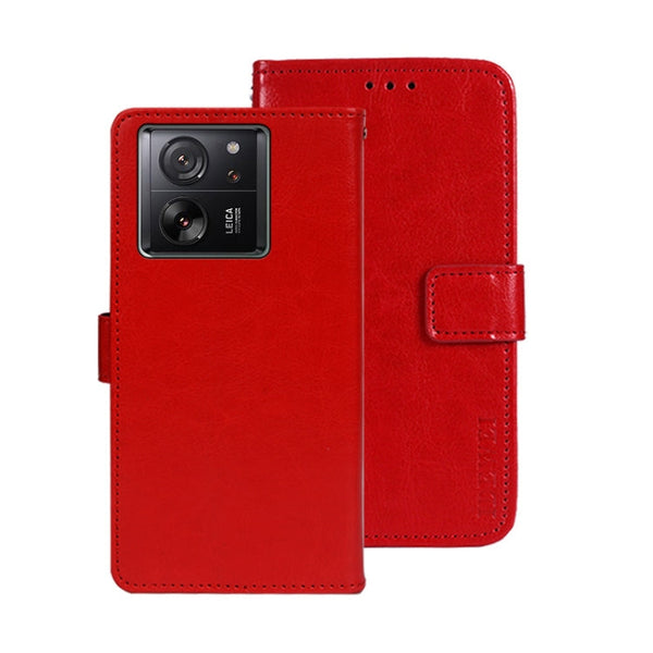 idewei Crazy Horse Texture Leather Phone Case
