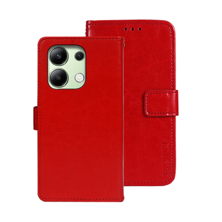 idewei Crazy Horse Texture Leather Phone Case