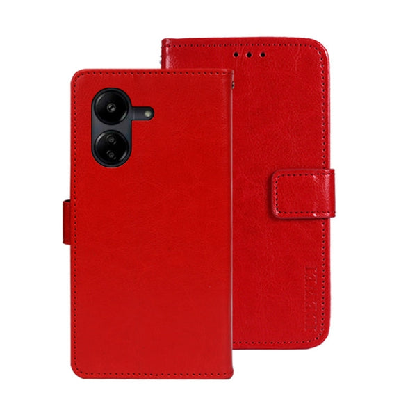 idewei Crazy Horse Texture Leather Phone Case