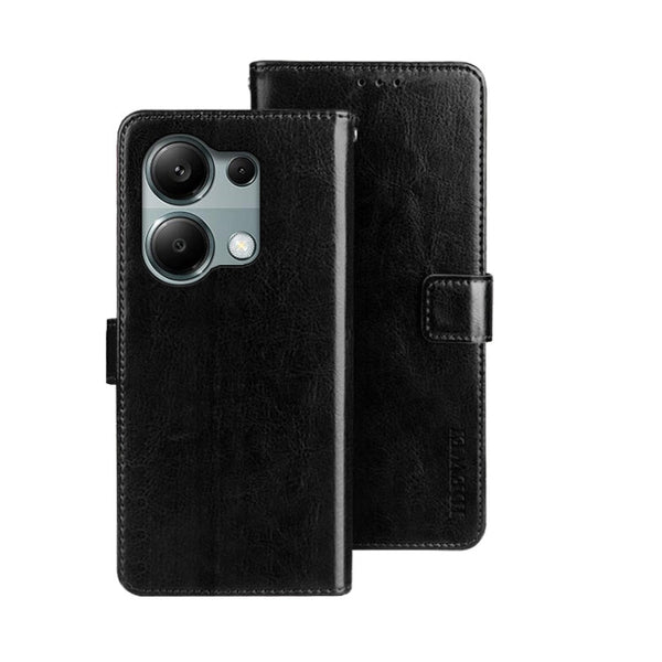 idewei Crazy Horse Texture Leather Phone Case
