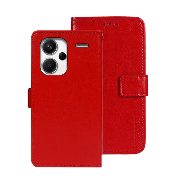 idewei Crazy Horse Texture Leather Phone Case