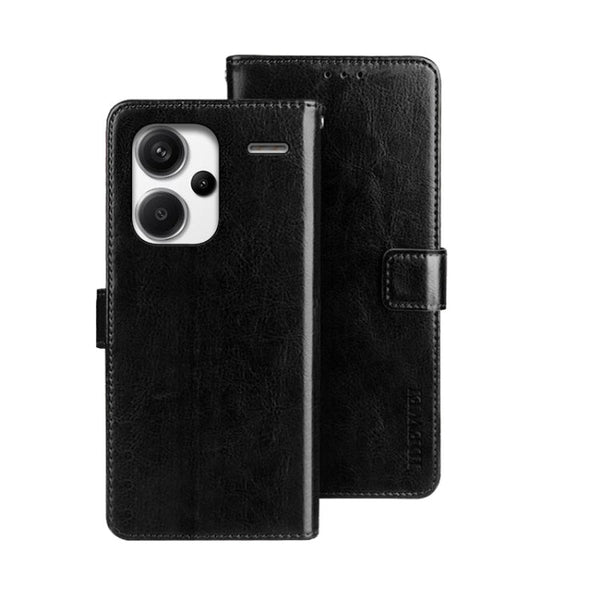 idewei Crazy Horse Texture Leather Phone Case