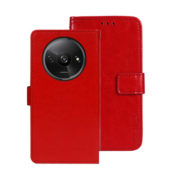 idewei Crazy Horse Texture Leather Phone Case