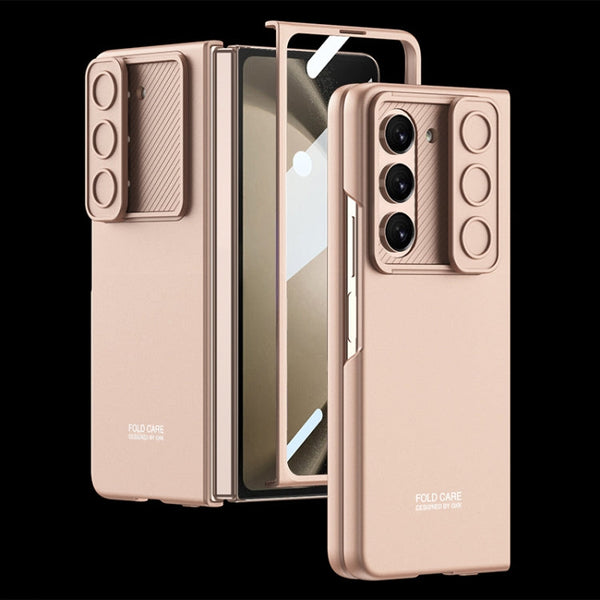 GKK Integrated Ultra-thin Sliding Camshield Flip Phone Case, For Samsung Galaxy Z Fold5
