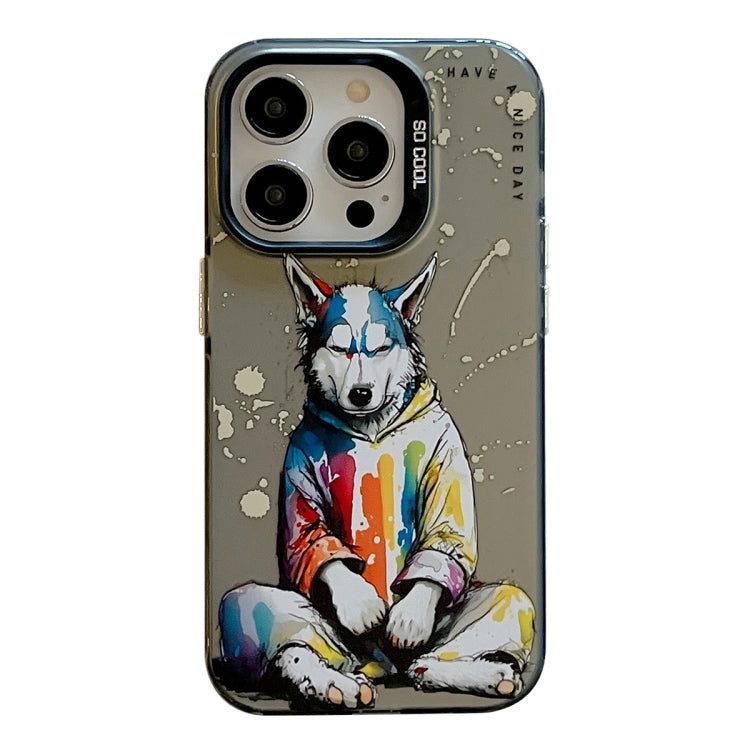 Animal Pattern Oil Painting Series PC + TPU Phone Case