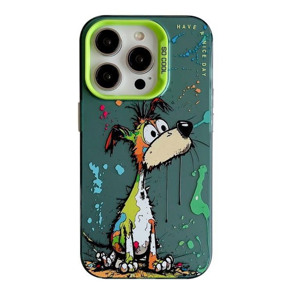 Animal Pattern Oil Painting Series PC + TPU Phone Case