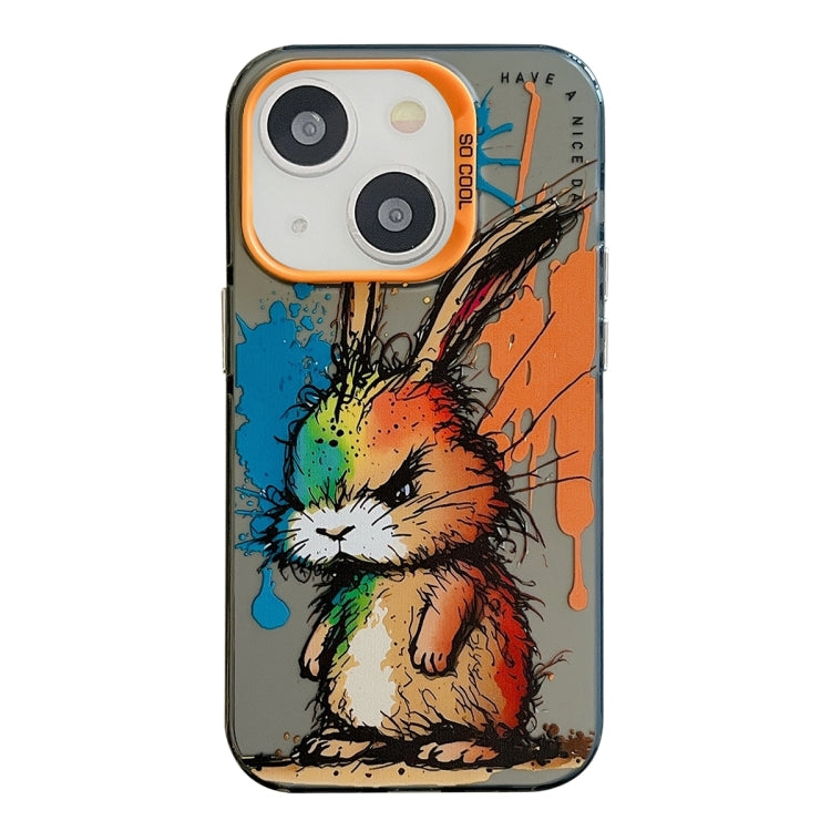 Animal Pattern Oil Painting Series PC + TPU Phone Case