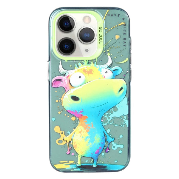 Animal Pattern Oil Painting Series PC + TPU Phone Case