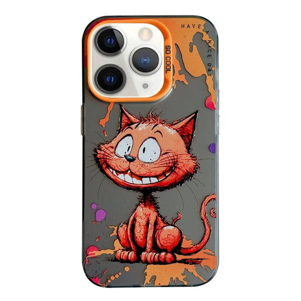 Animal Pattern Oil Painting Series PC + TPU Phone Case