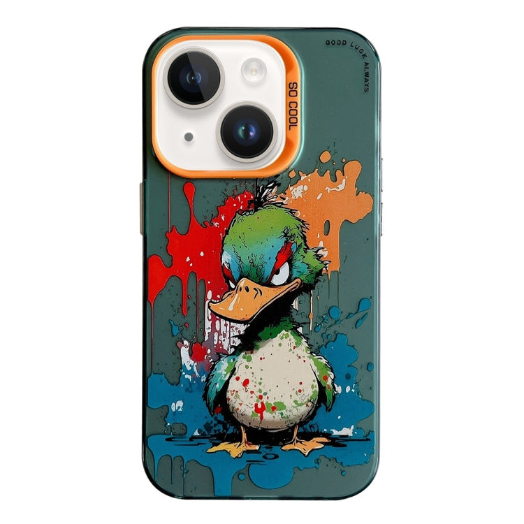Animal Pattern Oil Painting Series PC + TPU Phone Case