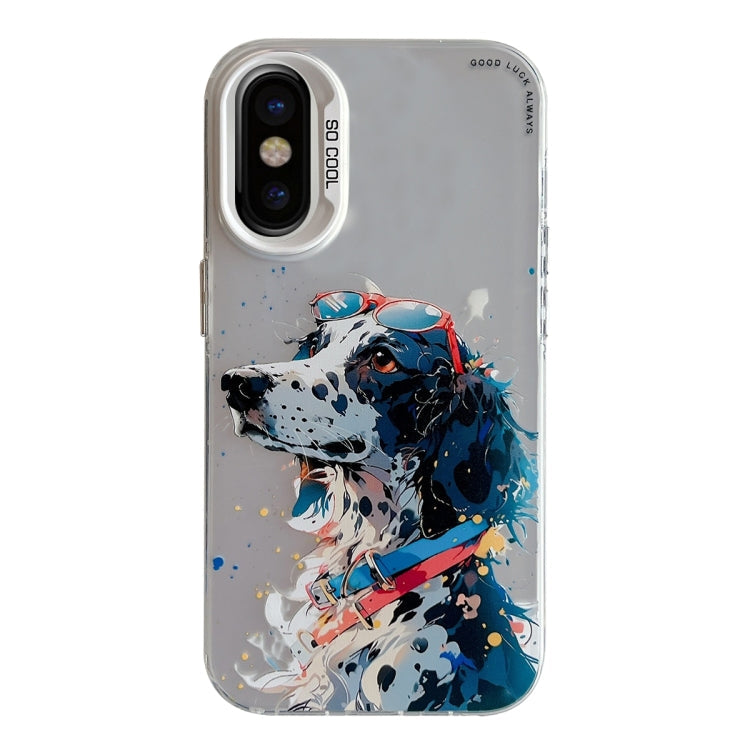Animal Pattern Oil Painting Series PC + TPU Phone Case