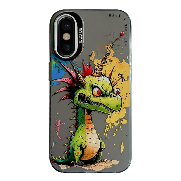 Animal Pattern Oil Painting Series PC + TPU Phone Case