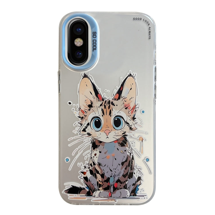 Animal Pattern Oil Painting Series PC + TPU Phone Case