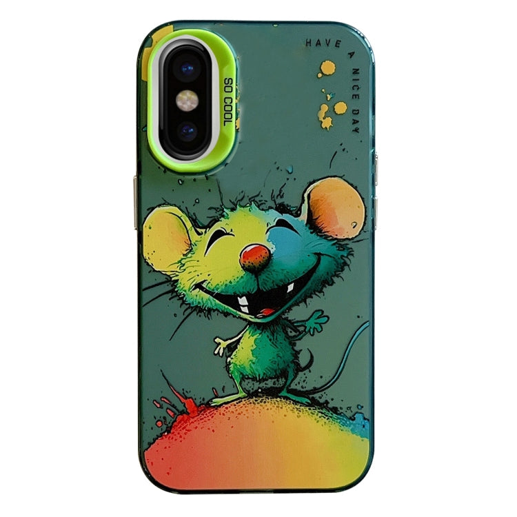Animal Pattern Oil Painting Series PC + TPU Phone Case