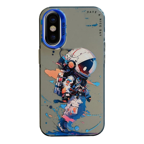Animal Pattern Oil Painting Series PC + TPU Phone Case