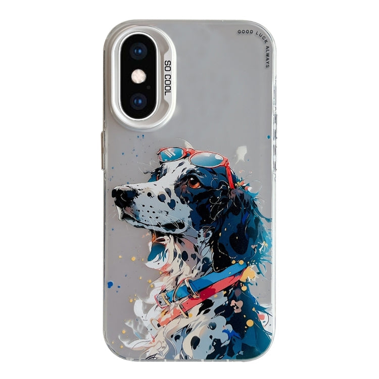 Animal Pattern Oil Painting Series PC + TPU Phone Case