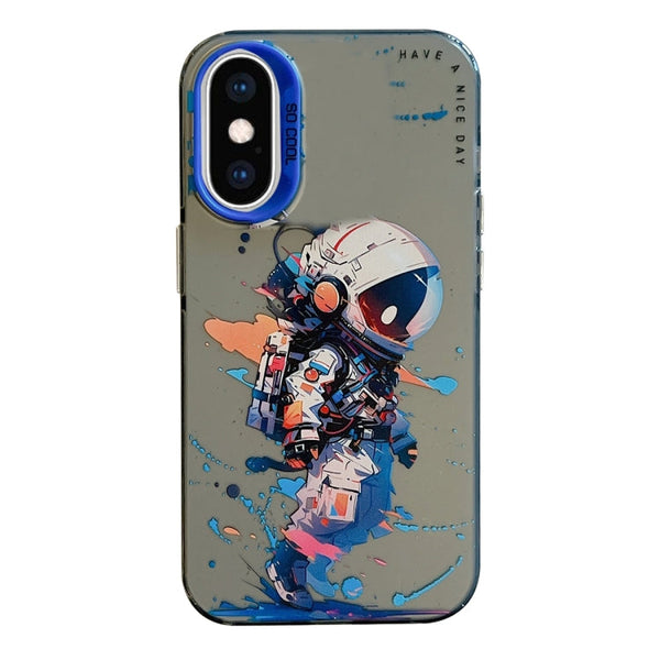 Animal Pattern Oil Painting Series PC + TPU Phone Case