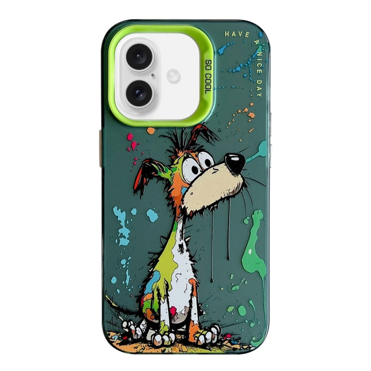 Animal Pattern Oil Painting Series PC + TPU Phone Case