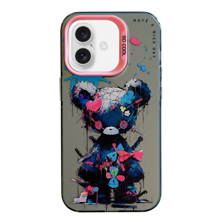Animal Pattern Oil Painting Series PC + TPU Phone Case