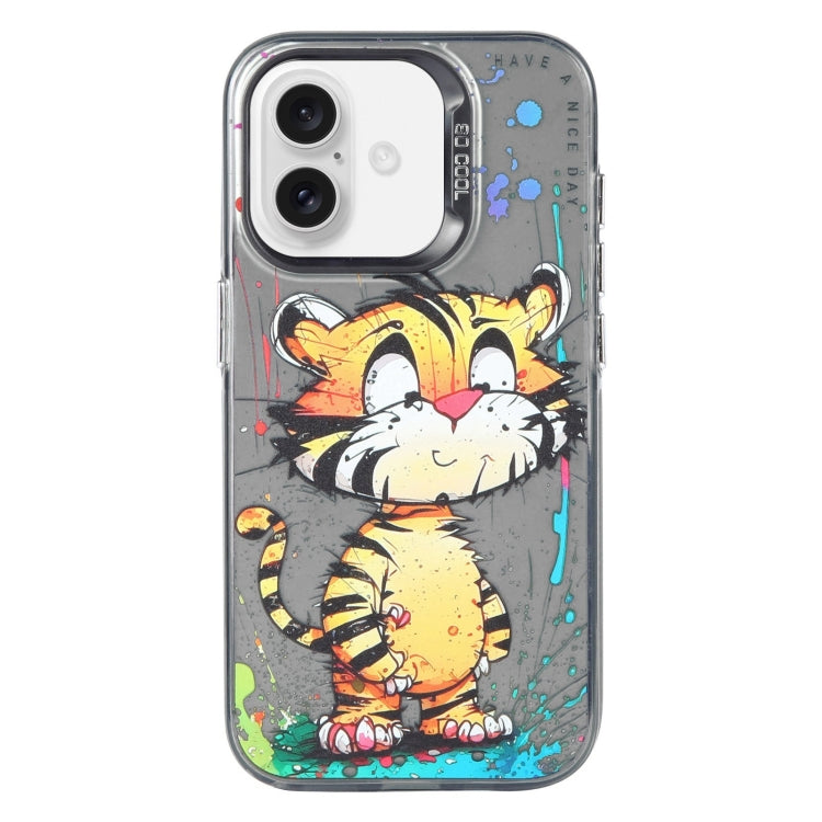 Animal Pattern Oil Painting Series PC + TPU Phone Case