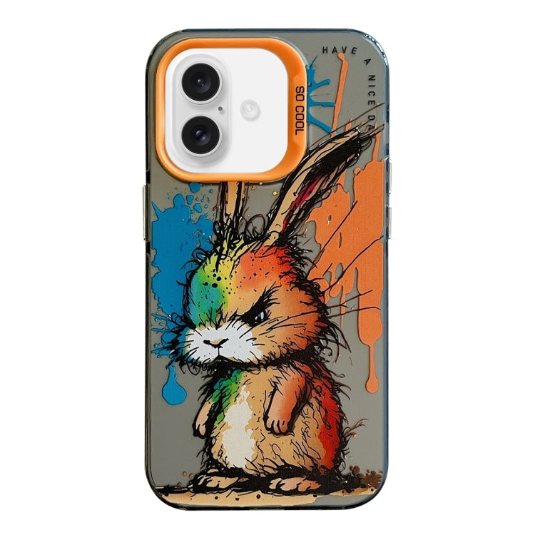 Animal Pattern Oil Painting Series PC + TPU Phone Case