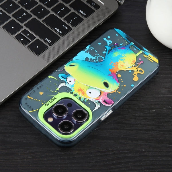 Animal Pattern Oil Painting Series PC + TPU Phone Case