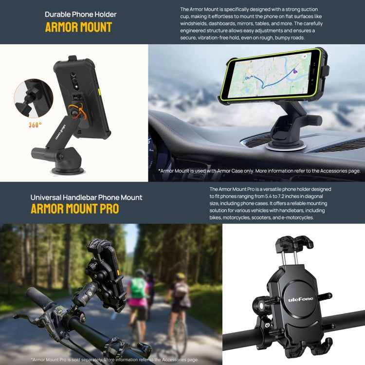 Ulefone Armor X12 Pro, IP68/IP69K Rugged Phone, 5.45 inch Android 14 MediaTek Helio G36 Octa Core, Network: 4G, NFC