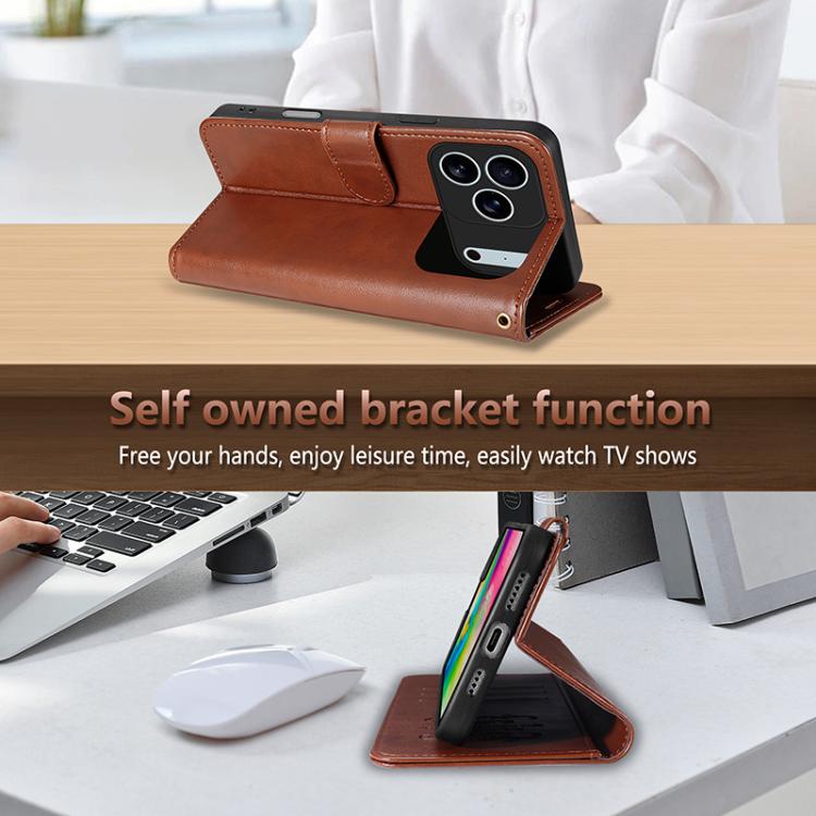 AZNS Sheepskin Texture Flip Leather Phone Case