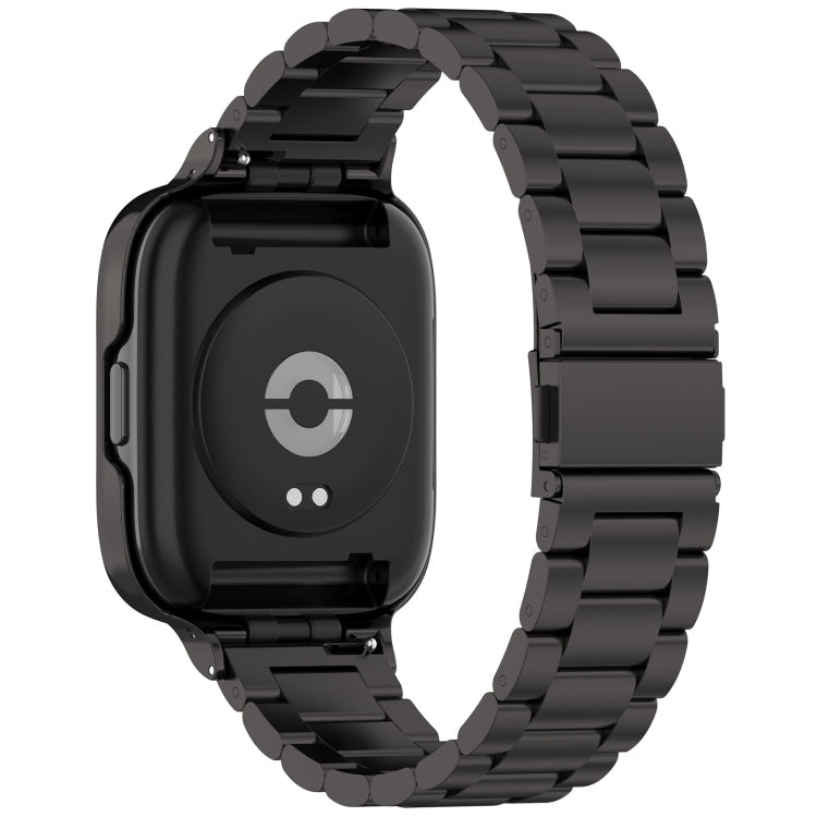 2 in 1 Three-bead Metal Watch Band with Watch Frame, For Redmi Watch 3 Lite / Watch 3 Active