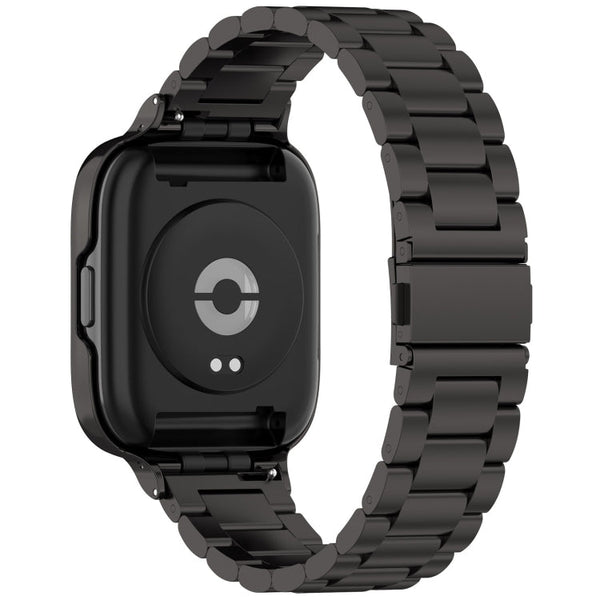 2 in 1 Three-bead Metal Watch Band with Watch Frame, For Redmi Watch 3 Lite / Watch 3 Active