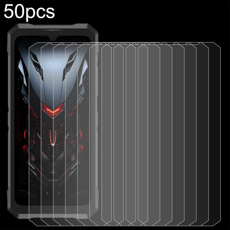 50pcs 0.26mm 9H 2.5D Tempered Glass Film