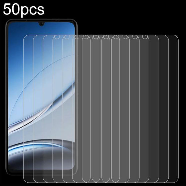 50pcs 0.26mm 9H 2.5D Tempered Glass Film