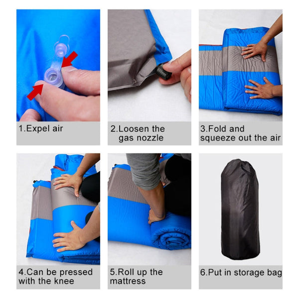 Universal Car Polyester Pongee Sleeping Mat Mattress Off-road SUV Trunk Travel Inflatable Mattress Air Bed