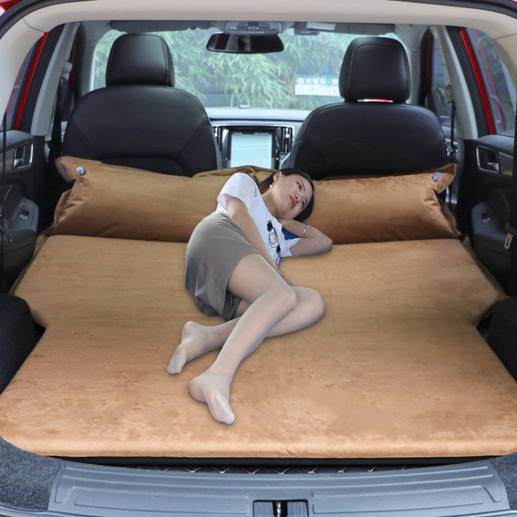 Universal Car Suede Sleeping Mat Mattress Off-road SUV Trunk Travel Inflatable Mattress Air Bed