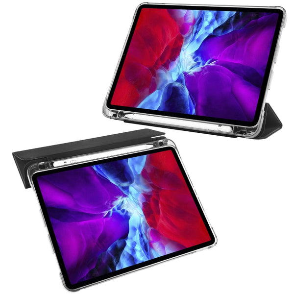 3-folding Horizontal Flip PU Leather + Shockproof TPU Case with Holder & Pen Slot, For iPad Pro 11 (2020) / iPad Pro 11(2018), For iPad Air 13 2025 / 2024 / iPad Pro 12.9 (2020) / iPad Pro 12.9(2018), For iPad 10.2 2021 / 2020 / 2019                   ...