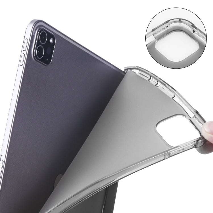 3-folding Horizontal Flip PU Leather + Shockproof TPU Case with Holder & Pen Slot, For iPad Pro 11 (2020) / iPad Pro 11(2018), For iPad Air 13 2025 / 2024 / iPad Pro 12.9 (2020) / iPad Pro 12.9(2018), For iPad 10.2 2021 / 2020 / 2019                   ...