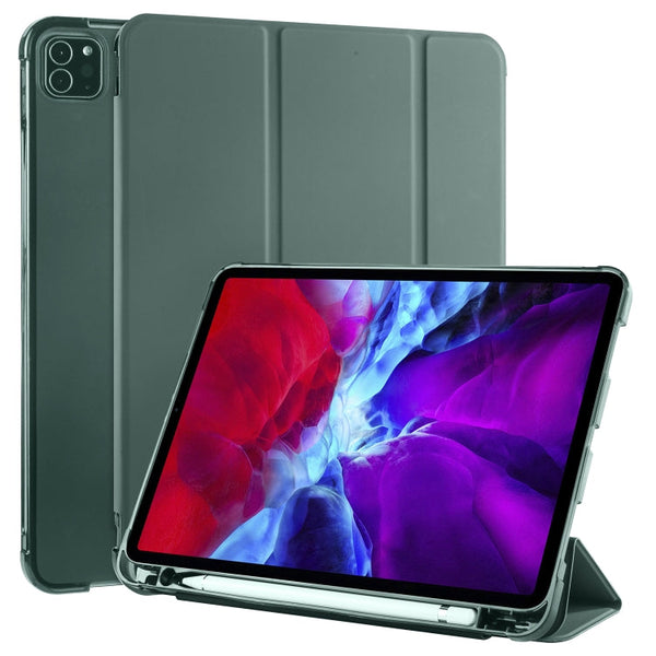 3-folding Horizontal Flip PU Leather + Shockproof TPU Case with Holder & Pen Slot, For iPad Pro 11 (2020) / iPad Pro 11(2018), For iPad Air 13 2025 / 2024 / iPad Pro 12.9 (2020) / iPad Pro 12.9(2018), For iPad 10.2 2021 / 2020 / 2019                   ...