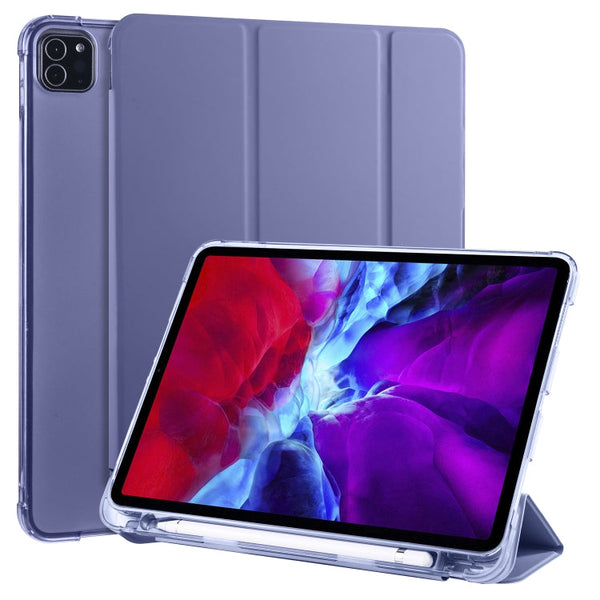 3-folding Horizontal Flip PU Leather + Shockproof TPU Case with Holder & Pen Slot, For iPad Pro 11 (2020) / iPad Pro 11(2018), For iPad Air 13 2025 / 2024 / iPad Pro 12.9 (2020) / iPad Pro 12.9(2018), For iPad 10.2 2021 / 2020 / 2019                   ...