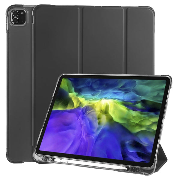 3-folding Horizontal Flip PU Leather + Shockproof TPU Case with Holder & Pen Slot, For iPad Pro 11 (2020) / iPad Pro 11(2018), For iPad Air 13 2025 / 2024 / iPad Pro 12.9 (2020) / iPad Pro 12.9(2018), For iPad 10.2 2021 / 2020 / 2019                   ...