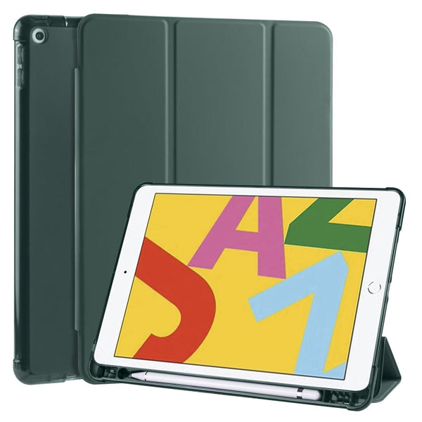 3-folding Horizontal Flip PU Leather + Shockproof TPU Case with Holder & Pen Slot, For iPad Pro 11 (2020) / iPad Pro 11(2018), For iPad Air 13 2025 / 2024 / iPad Pro 12.9 (2020) / iPad Pro 12.9(2018), For iPad 10.2 2021 / 2020 / 2019                   ...