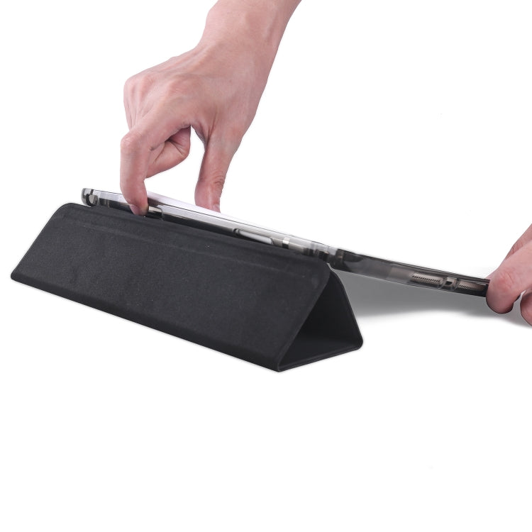 3-folding Horizontal Flip PU Leather + Shockproof TPU Case with Holder & Pen Slot, For iPad Air / Air 2 / 9.7 (2017) & (2018), For iPad Mini 5 / Mini 4