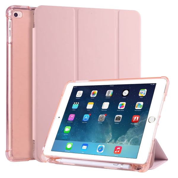 3-folding Horizontal Flip PU Leather + Shockproof TPU Case with Holder & Pen Slot, For iPad Air / Air 2 / 9.7 (2017) & (2018), For iPad Mini 5 / Mini 4