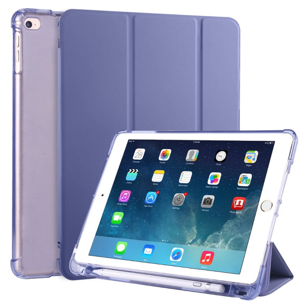 3-folding Horizontal Flip PU Leather + Shockproof TPU Case with Holder & Pen Slot, For iPad Air / Air 2 / 9.7 (2017) & (2018), For iPad Mini 5 / Mini 4